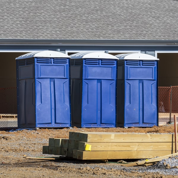 are there any restrictions on what items can be disposed of in the portable toilets in Bermuda Run NC